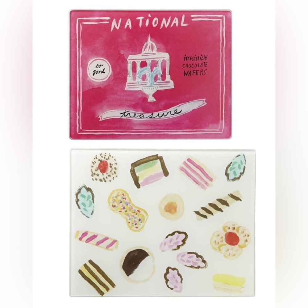 Kate Spade All in Good Taste Smart Cookie Food Prep Boards NWT